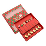 Kits De Cubiertos Navideños, Cucharas De Té, Cubertería Para