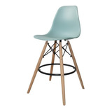 Set 2 Banqueta Taburete Eames Dsw Verde Agua - Alto Impacto