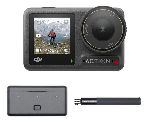 Câmera Dji Osmo Action 4 Adventure Combo 4k/120fps