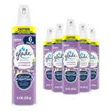 Glade Ambientador En Aerosol, Lavanda Y Vainilla, 8.3 Oz 6pz