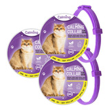 3×collar Calmante Antiestrés Para Gatos, Feromonas Ajustab