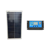 Kit Painel Solar 30w Resun + Controlador Kw1210 10a