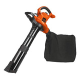 Black + Decker Soplador Y Aspirador De Hojas, 3 En 1, 12 Amp