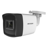 Cámara Seguridad Tipo Bala 1080p 40 Mts Hikvision Exir Ip67 Color Blanco