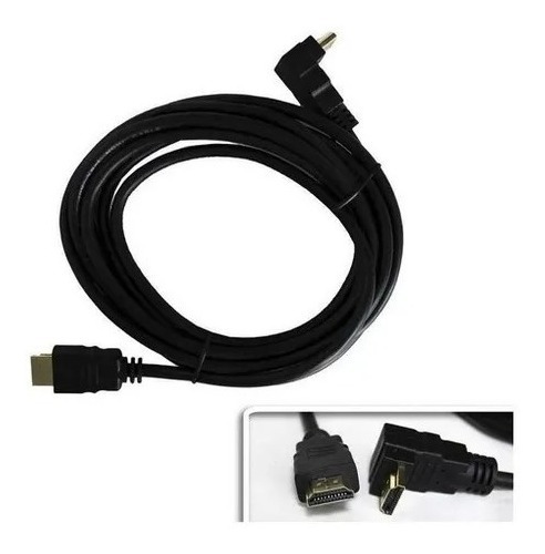 081-663 Cable Hdmi 5 Metros Video Audio Plug En L Radox