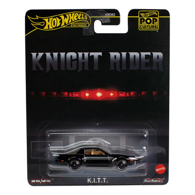 Hot Wheels Premium Knight Rider K.i.t.t - Pop Culture Color Negro | Meses sin interés