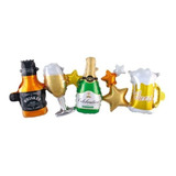 Guirnalda Globo Botella Champagne Chop Cerveza Copa Whisky