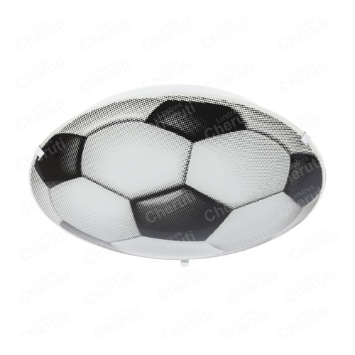 Lustres Infantil Plafon Bola Futebol 30cm