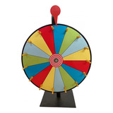 Rueda De Ruleta De 15 Ranuras, De Mesa, Editable, 30 Cm [u]