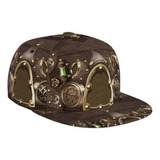 Gelxicu Retro Steampunk Reloj Gorra Béisbol Steampunk