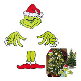 Adornos De Árbol De Navidad Grinch Para Patio Decoración