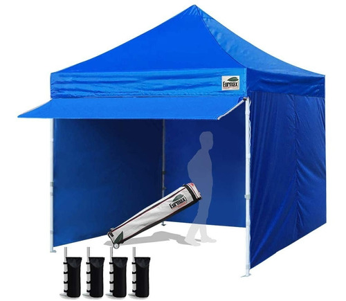 Carpa Toldo Gazebo 3x3 M Fiestas Exteriores Paredes Bolsa Az