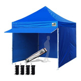 Carpa Toldo Gazebo 3x3 M Fiestas Exteriores Paredes Bolsa Az