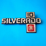 Emblema Silverado 10 Chevrolet Camioneta Clasica Metalico