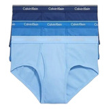 Trusa Calvin Klein Classic Fit 3 Pack Azul Algodón Original 