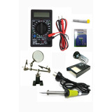 Combo Electrónica Estudiantil 6 Pza Tester 830 Soldador N3