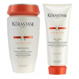 Kit Kerastase Nutritive: Bain Satin 2 + Lait Vital 200 Ml