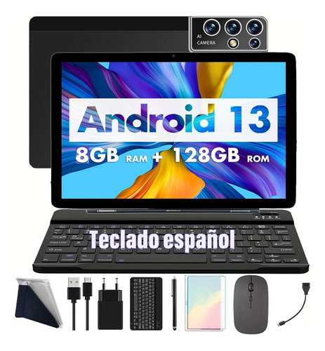 Tablet Y Funda Set De Teclado Y Ratón 11 8gb+128gb Android13