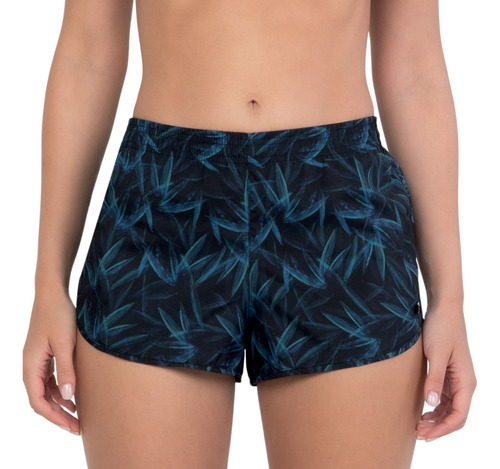 Shortinho Estampa Rafía Moda Praia Short Feminino She Mash