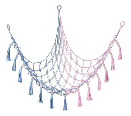 Hamaca De Peluche Con Forma De Red, De Macramé, Estilo Ee