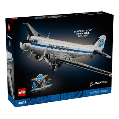 Lego Icons Avión De Pasajeros Douglas Dc-3 Pan Am 11378 1903