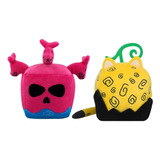 2 Juguetes De Peluche Blox Fruits De 7.5 Pulgadas, Juguete D