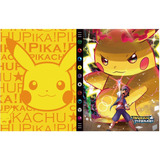 Álbum Grande Pokémon Porta 432 Cartas Tcg Cards Ash Pikachu