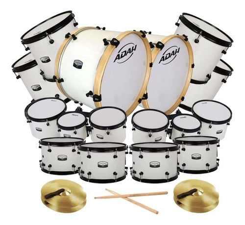 Kit Fanfarra Infantil Pro Adah Concert Jr 14 Instrumentos