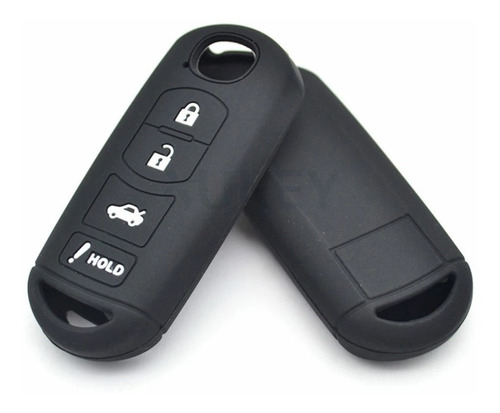 Funda Silicon Protector Mazda Para Control Llave 4 Botones 