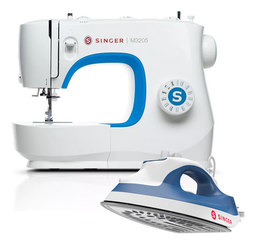 Máquina De Coser Singer M3205+plancha Steamchoice De Regalo