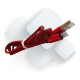 Cable Cargador Usb Para iPhone Lightning  1mts Reforzado 2a
