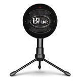 Micrófono Blue Snowball Ice Condensador Cardioide Negro