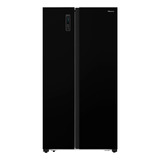 Heladera No Frost Hisense Rc-67wsg Negra Con Freezer 518l