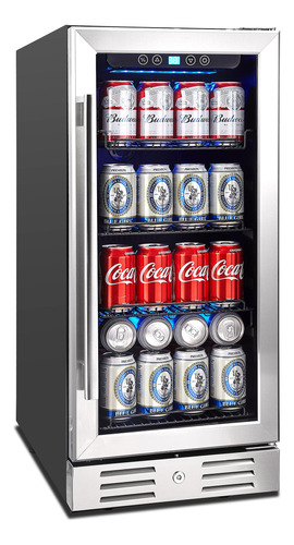 Kalamera Refrigerador De Bebidas De 15 Pulgadas Y Refrigerad