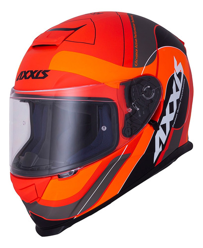 Casco Moto Integral Axxis Eagle Radical C0 Rojo Mate