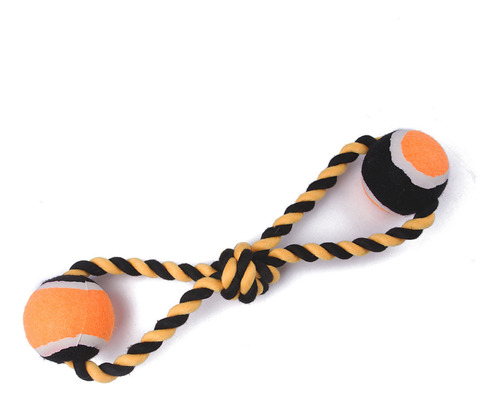 Pelota De Tenis Pet Rope, Juguete Resistente A Mordidas, Par