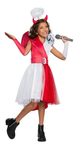 Disfraz De Angel Diabla Demonio Diablita Diablo Pastorela Navidad Para Niñas Envio Gratis