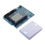 Protoshield Para Arduino + Mini Protoboard - Pronta Entrega!