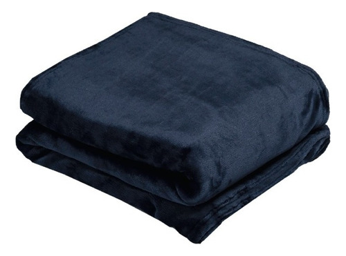 Cobertor Ligero King Size Queen Size  Marino Suave Calido Color Azul Marino Diseño De La Tela Marino