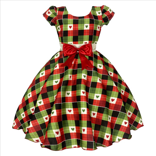 Vestido Caipira Xadrez Festa Junina São João Menina Infantil