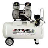 Compressor De Ar Elétrico Portátil Motomil Cmo-8/50 Br Monofásica 50l 2hp 220v 60hz Branco