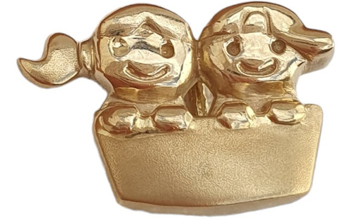 Pingente Vivara De Ouro 18k 750 Menino E Menina