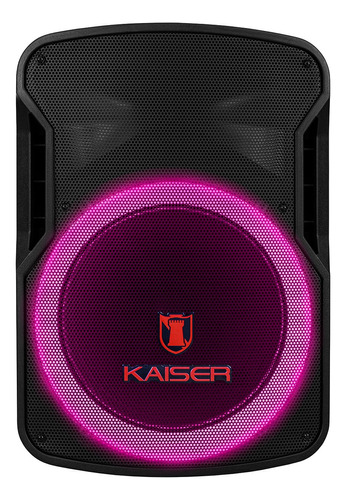 Bocina Kaiser Msa-7515mx Portátil Con Bluetooth Negra 