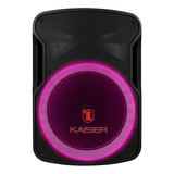Bocina Kaiser Msa-7515mx Portátil Con Bluetooth Negra 