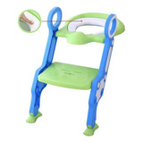 Baño Entrenador Infantil Orinal Portatil Nicas Entrenadoras Color Verde+azul