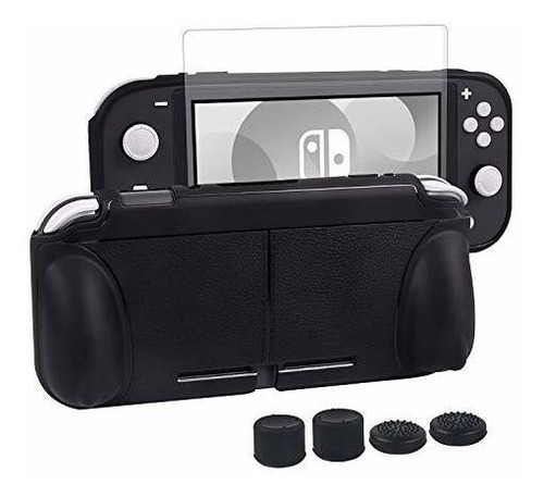 Carcasa Gruesa Para Nintendo Switch Lite Anti Golpes Negro