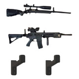 Suporte De Parede Espingarda E Carabina Fuzil Airsoft