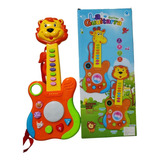 Juguete Guitarra Electrica Musical Animalitos Infantil Niños
