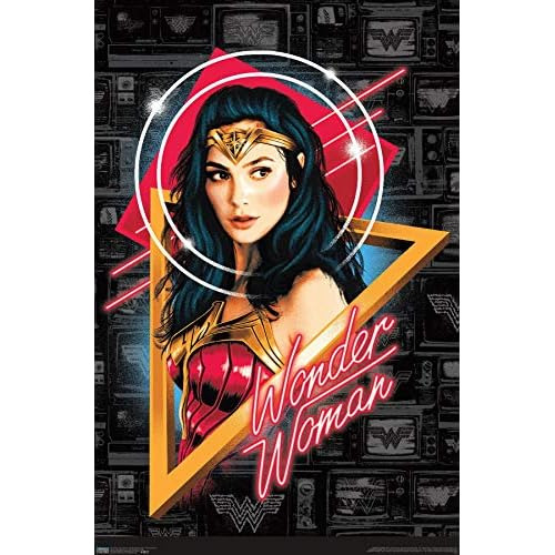 Póster De Pared Dc Comics Movie-wonder 1984-wonder Wom...