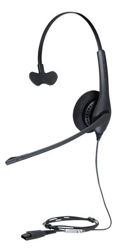 Auricular Jabra Monoaural Biz 1500 Mono Qd Alambrico Negr /v Color Negro